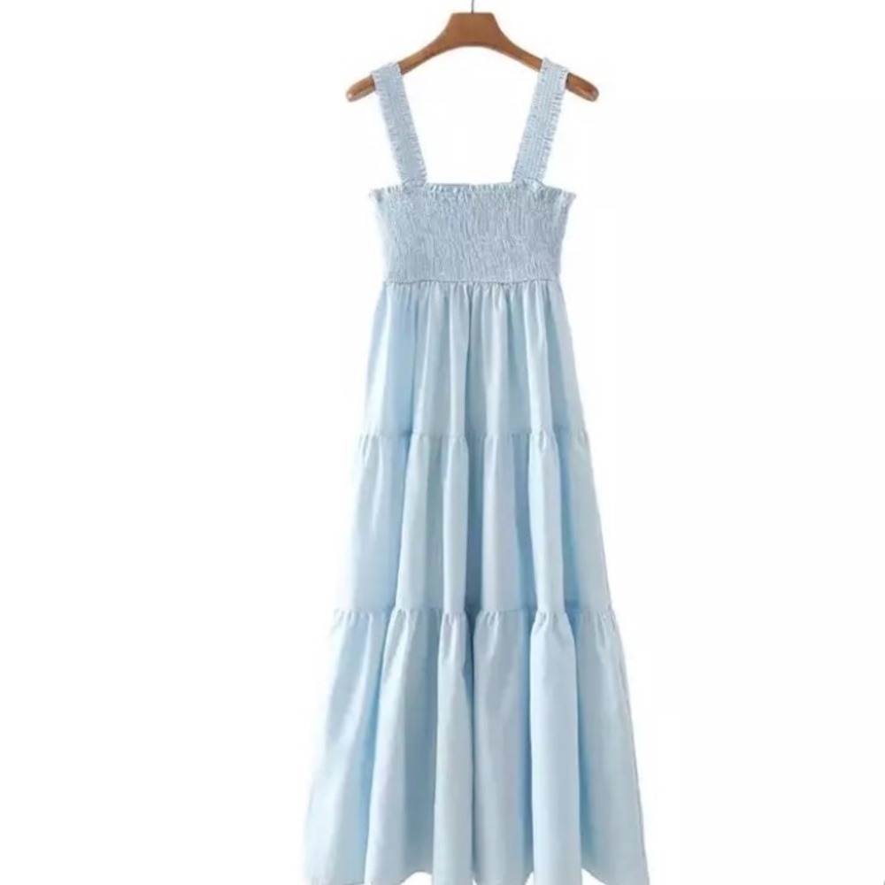 Poplin Maxi Dress